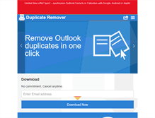 Tablet Screenshot of duplicate-remover.com